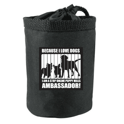 Stop Online Puppy Mills Dog Treat Bag