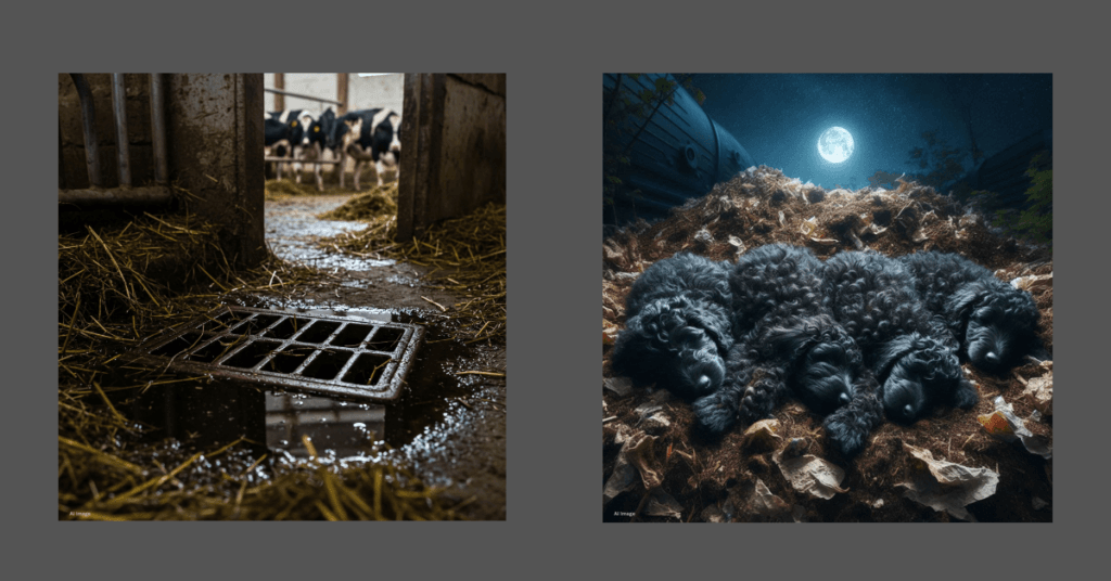 Lancaster, PA Dog Breeder Faces Animal Cruelty Charges for Killing Four Puppies
On March 6, 2025, John S. Stoltzfus Jr., 46, will appear for a Status Conference at the Lancaster, PA County Court for allegedly killing of four innocent doodle puppies—Tammy, Terry, Todd, and Tom. His reasoning? The puppies “weren’t selling” due to their black color.