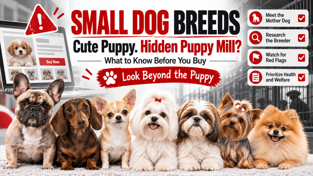 Small dog breeds: what to know before buying a puppy online